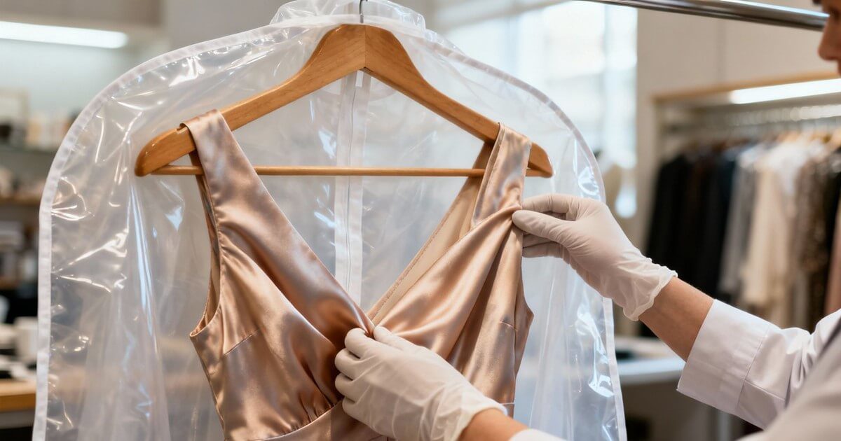 professional dry cleaning for delicate evening gowns and formal dresses